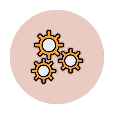 Ayar web simge vektör çizim