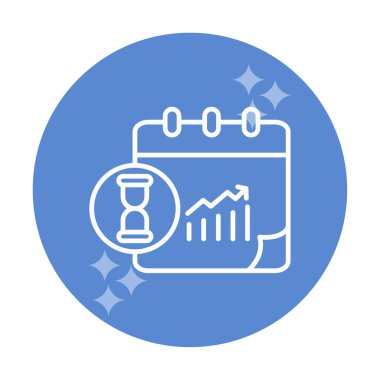 iş bitiş çizgisi vektör resimlemesi