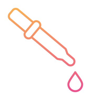 İlaç indirme çizgisi simgesi tasarım vektörü şablonu