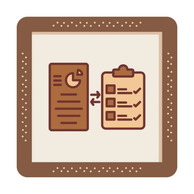 Çalışma Akımı web simgesi, vektör illüstrasyonu 