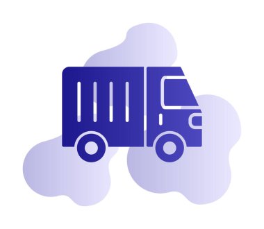 Van düz vektör simgesi