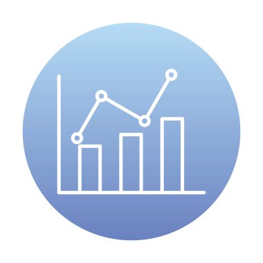 Grafik. Web simgesi basit illüstrasyon 