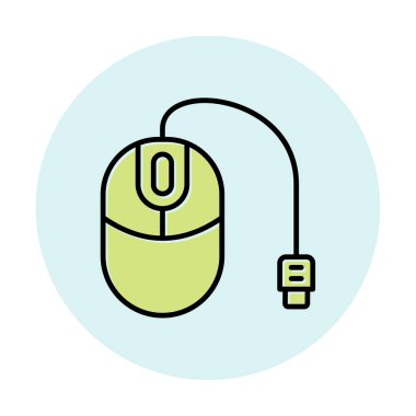 bilgisayar fare simgesi vektör illüstrasyonu 