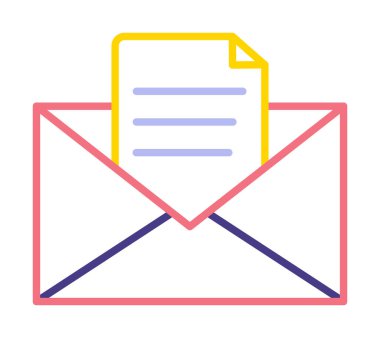 Harf simgesi vektör illüstrasyonu