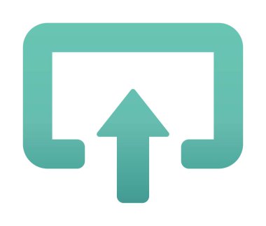 Girdi düz vektör simgesi