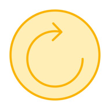 Modern simgenin vektör illüstrasyonu              