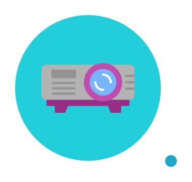Projector  web icon vector illustration