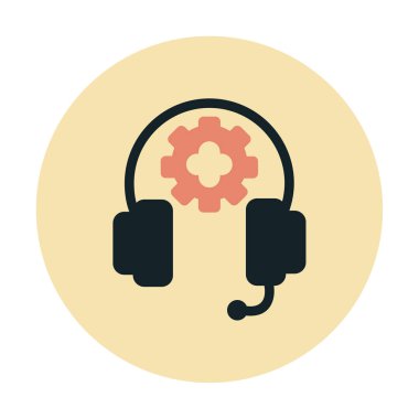 ikon vektör illüstrasyonunu destekle