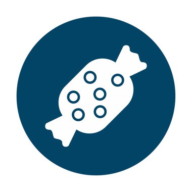 Şeker Web ikonu vektör illüstrasyonu