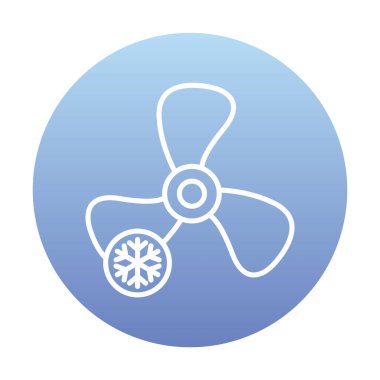 Basit hayran simgesi çizimi