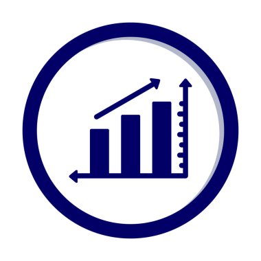 Grafik. Web simgesi basit illüstrasyon 