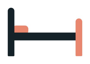 yatak ağı ikonu vektör illüstrasyonu