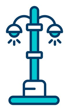 Sokak Işığı renk çizgisi simgesi    