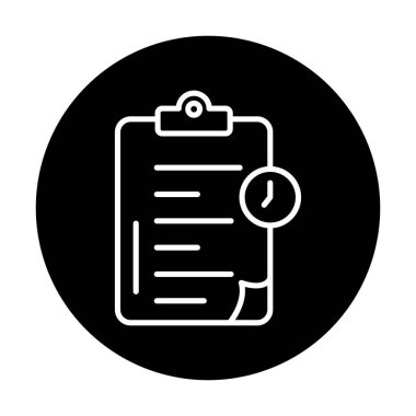 Basit Pano Simgesi, vektör illüstrasyonu