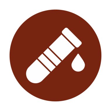 test tübü ikon vektör çizimi