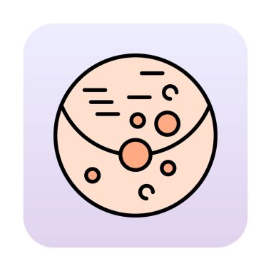 Venüs web simgesi, vektör illüstrasyonu