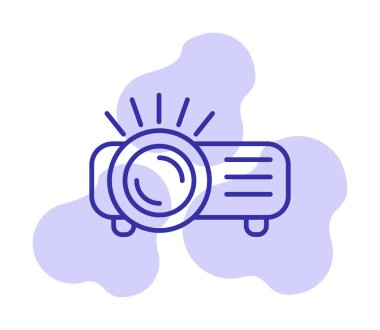 Projector  web icon vector illustration