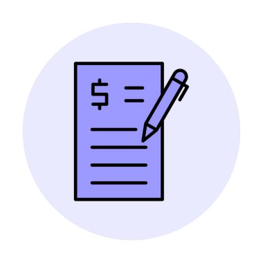 İçerik Oluşturucu ikon vektör çizimi