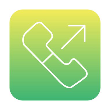 giden arama simge vektör çizim