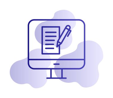 Bilgisayar Kopyalama simgesi illüstrasyonu