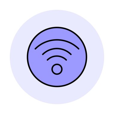 wifi simgesi, vektör illüstrasyonu basit tasarım