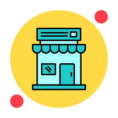 Basit simge vektör illüstrasyonunu sakla