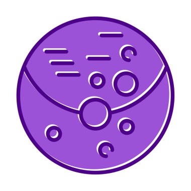 Venüs web simgesi, vektör illüstrasyonu