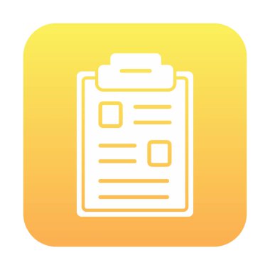 Basit Pano Simgesi, vektör illüstrasyonu