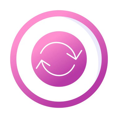 Modern simgenin vektör illüstrasyonu              