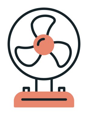 Basit hayran simgesi çizimi