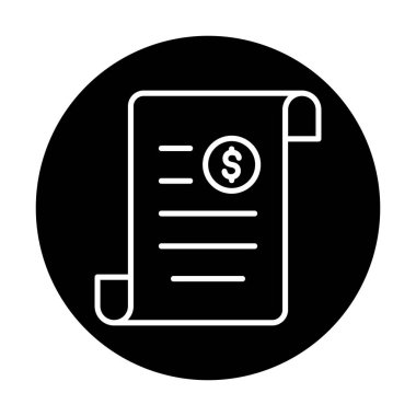 Bill simgesi, vektör çizimi 