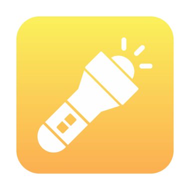 Seyahat fenerinin düz simgesi. Renkli vektör çizimi