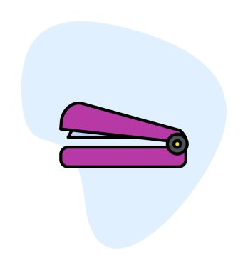 Zımba simgesi, modern tasarım illüstrasyonu            