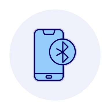 Bluetooth simgesi vektör çizim