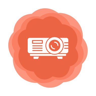 Projector  web icon vector illustration