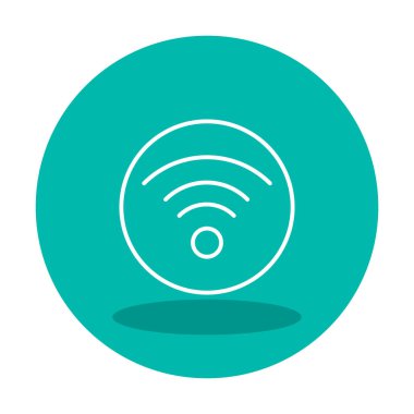 wifi simgesi, vektör illüstrasyonu basit tasarım