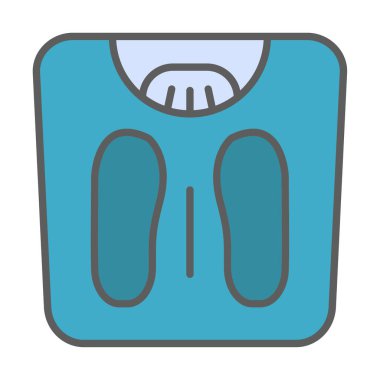 Ağırlık Ölçekleme simge vektör illüstrasyon grafik tasarımı