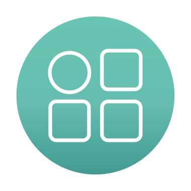 Menü web simgesi, vektör çizim