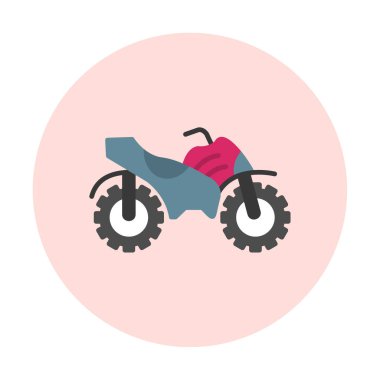 Dörtlü bisiklet simgesi, vektör çizimi kullan 