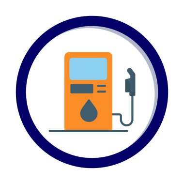 Yakıt İstasyonu simgesi taslak biçimi