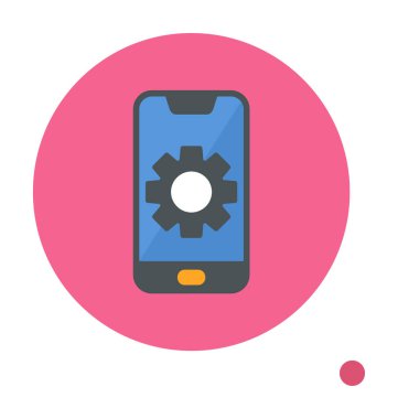 Mobil Ayar Simge vektör çizimi