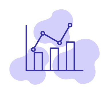 Grafik. Web simgesi basit illüstrasyon 