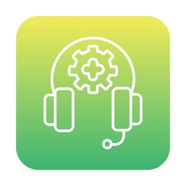 ikon vektör illüstrasyonunu destekle