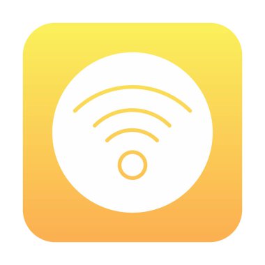 wifi simgesi, vektör illüstrasyonu basit tasarım