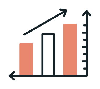 Grafik. Web simgesi basit illüstrasyon 