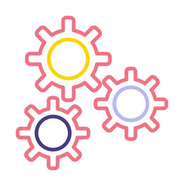 Ayar web simge vektör çizim