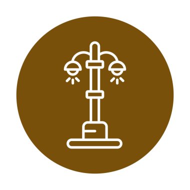 Sokak Işığı renk çizgisi simgesi    