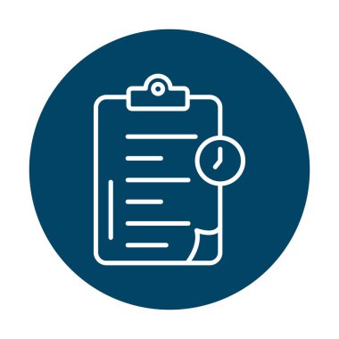 Basit Pano Simgesi, vektör illüstrasyonu