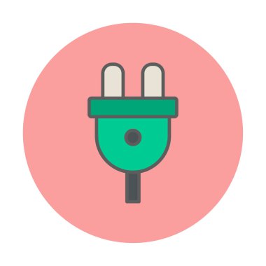 güç dolgusu, web simgesi basit tasarım 