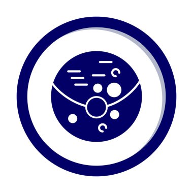 Venüs web simgesi, vektör illüstrasyonu